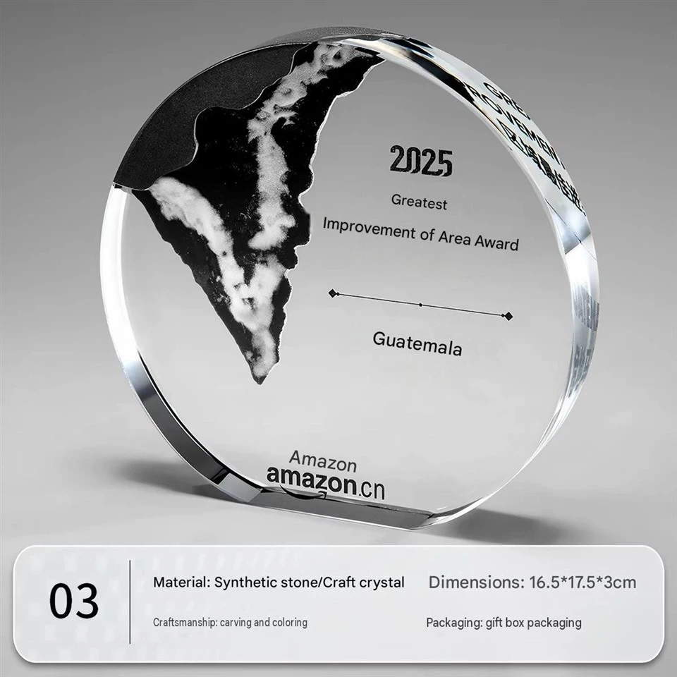 Embedded Stone Trophy high quality